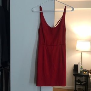 Red dress